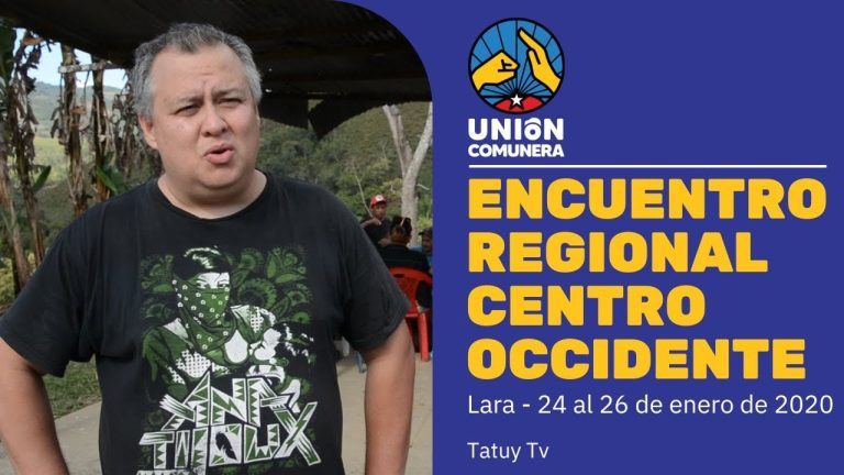 Reinaldo Iturriza habla sobre el Encuentro Regional Centro Occidente 2020 – Tatuy Tv
