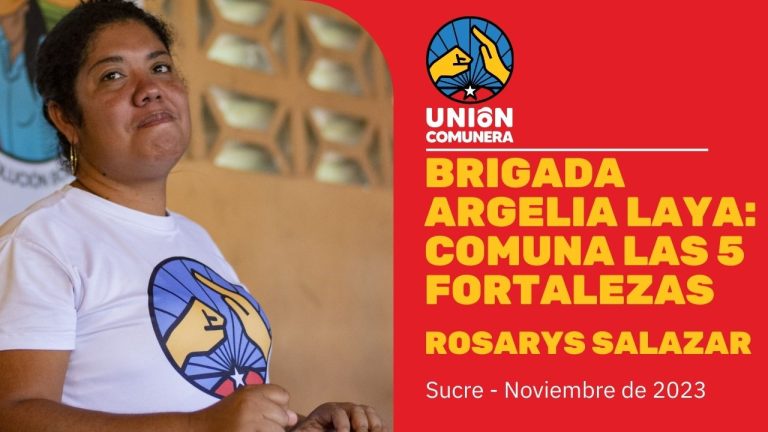 Brigada Argelia Laya – Comuna Las 5 Fortalezas – Rosarys Salazar