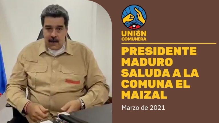 Presidente Maduro saluda a la Comuna El Maizal