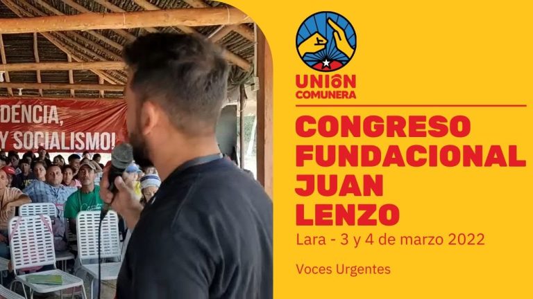 Juan Lenzo – Congreso Fundacional – Voces Urgentes