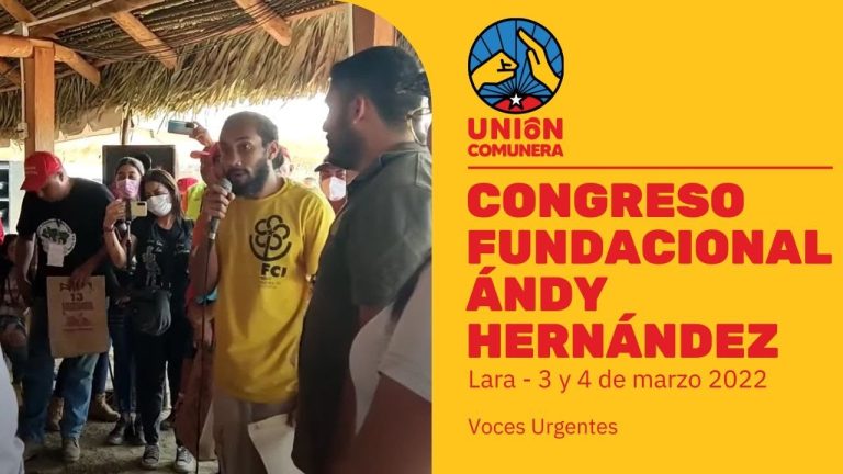 Andy Hernández – Congreso Fundacional – Voces Urgentes